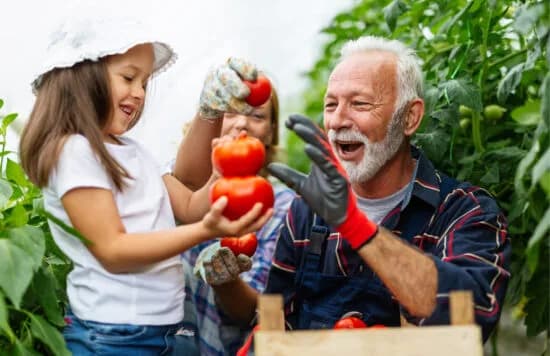 Community members receiving support from The Care Club monthly donors